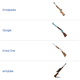 Sample representations for the rifle, via Emojipedia